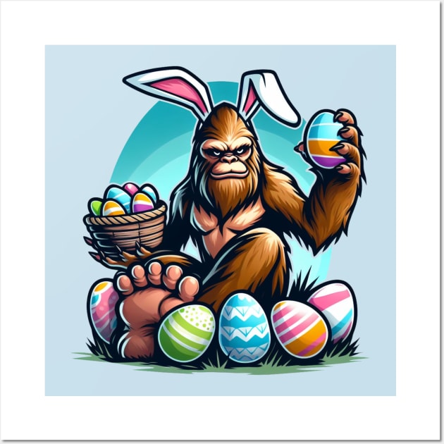 Bigfoot Bunny Wall Art by WolfeTEES